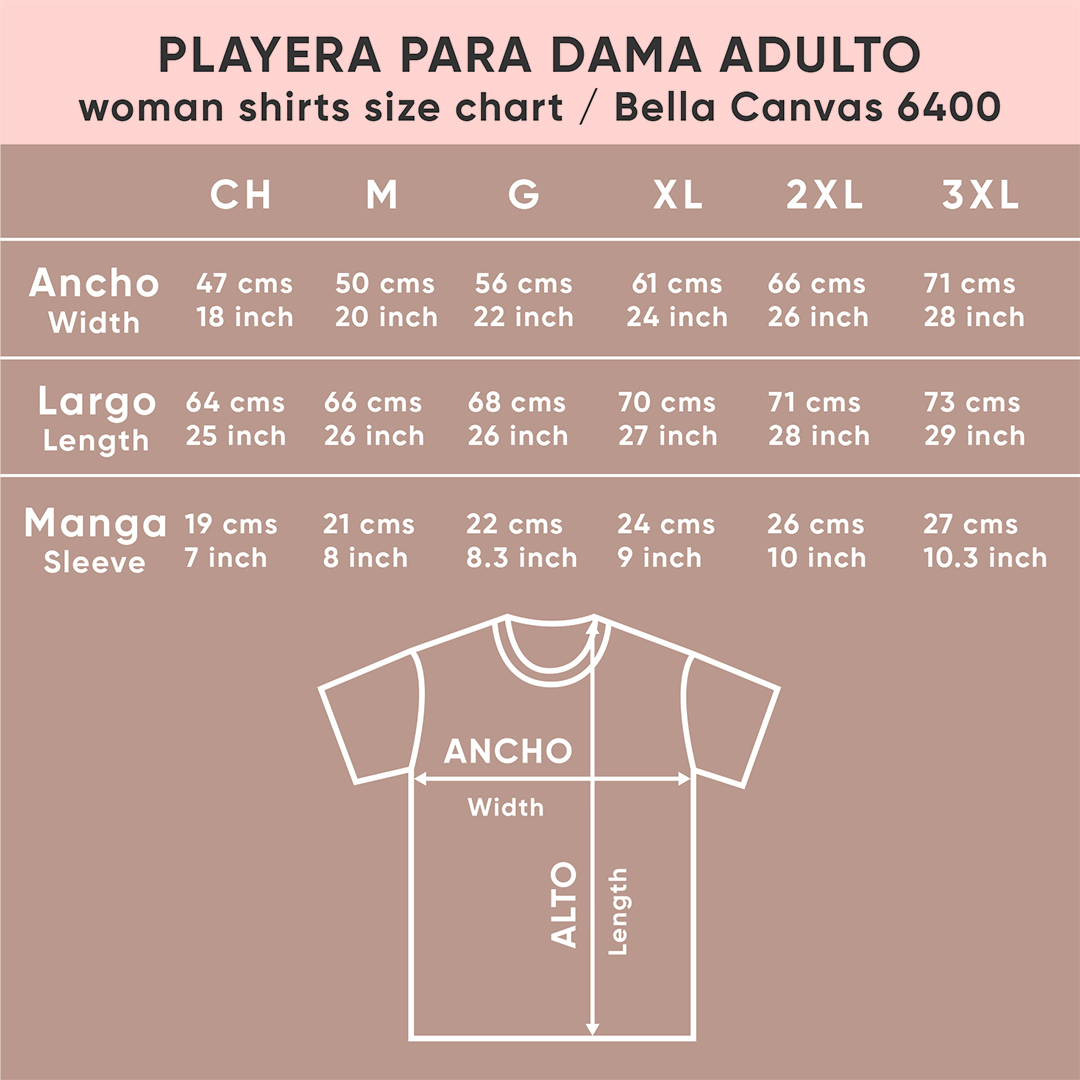 TABLA DE MEDIDAS
